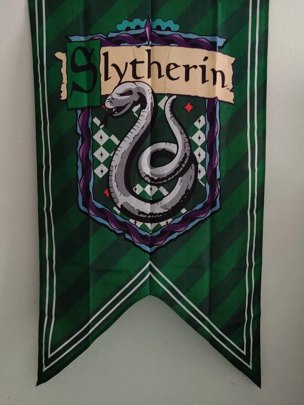 Harry Potter Slytherin Shield Banner Hot Topic Exclusive